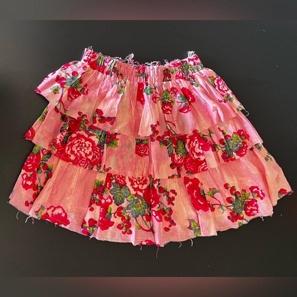 LoveShackFancy Mini Skirt
